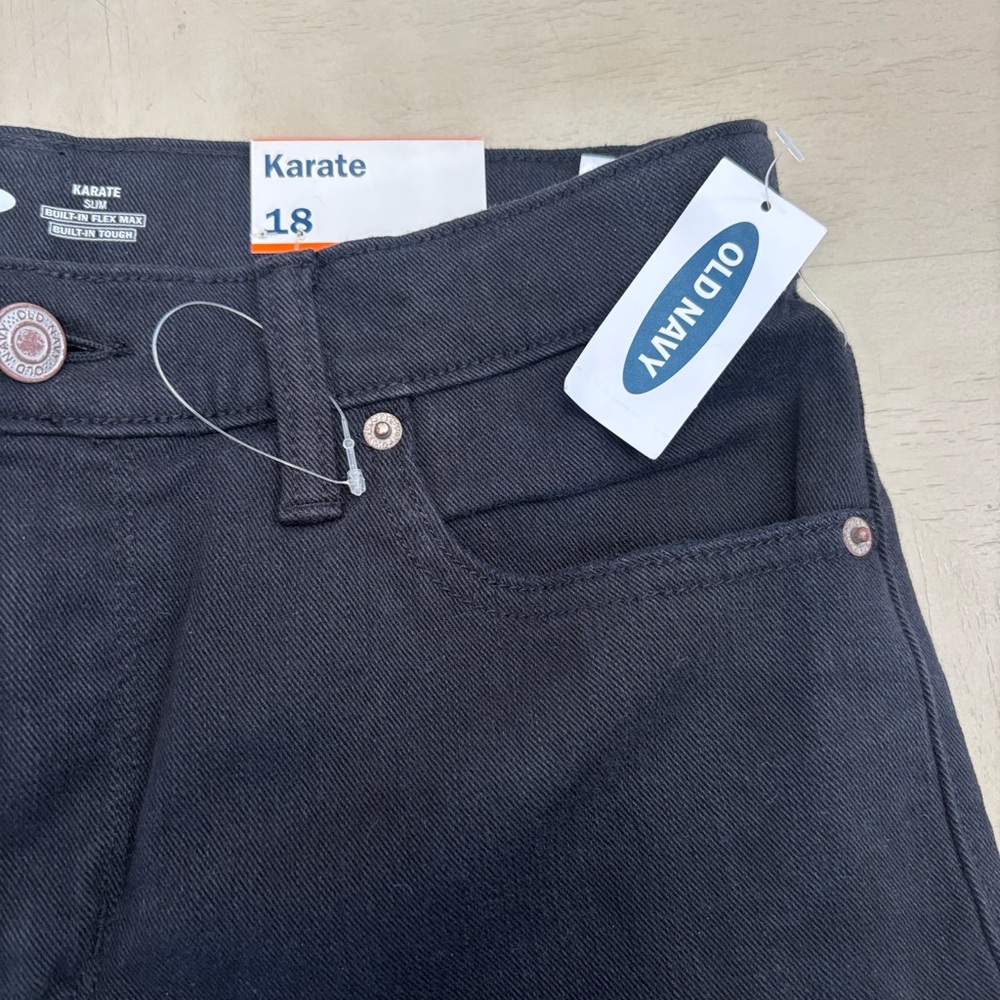 Old Navy Kids Black Jeans - Picture 4 of 7